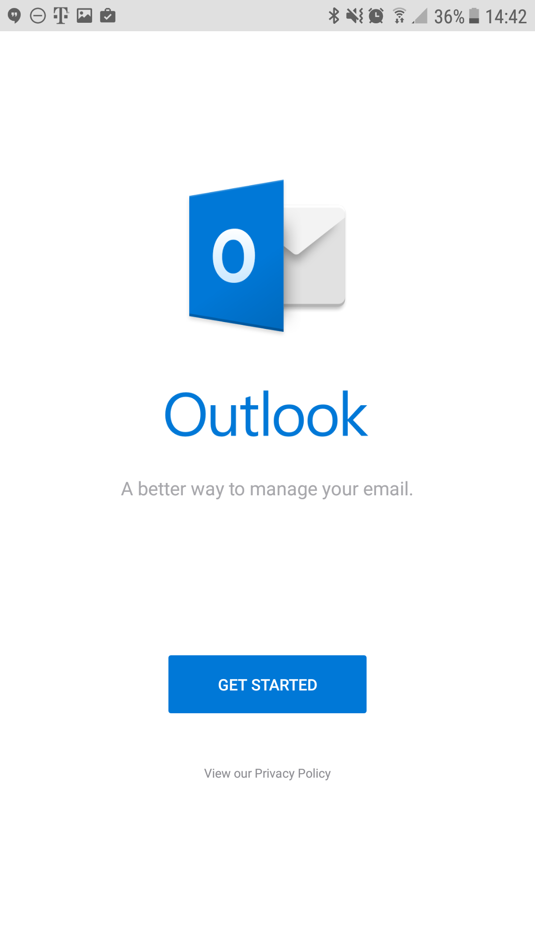 outlook mail server settings android