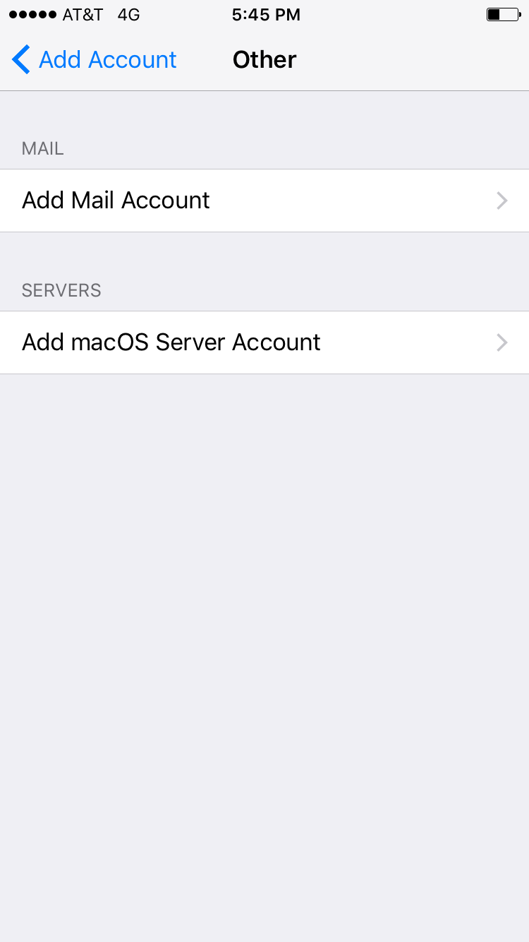 how to set up imap mail on iphone