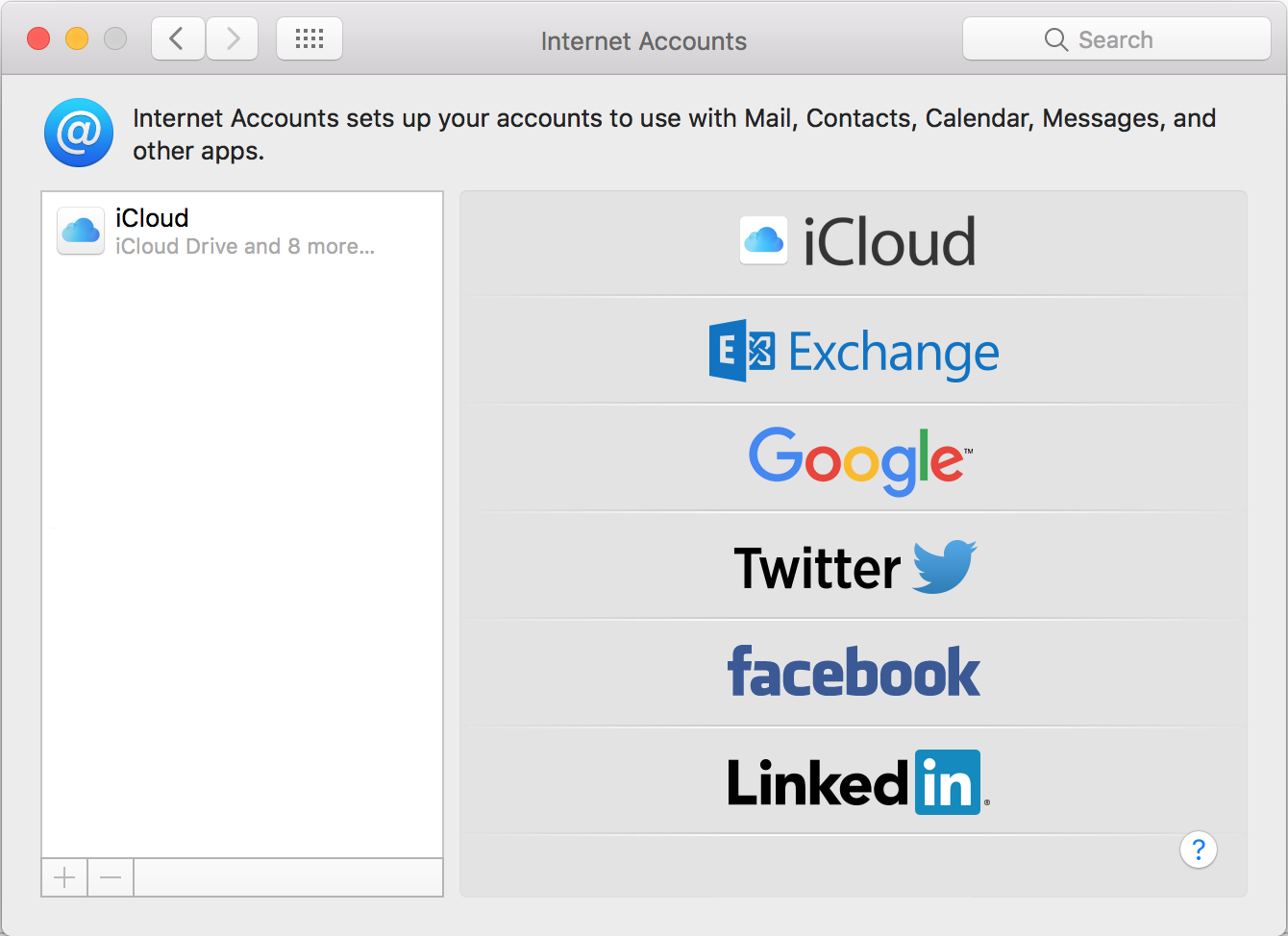 setup exchange account on mac